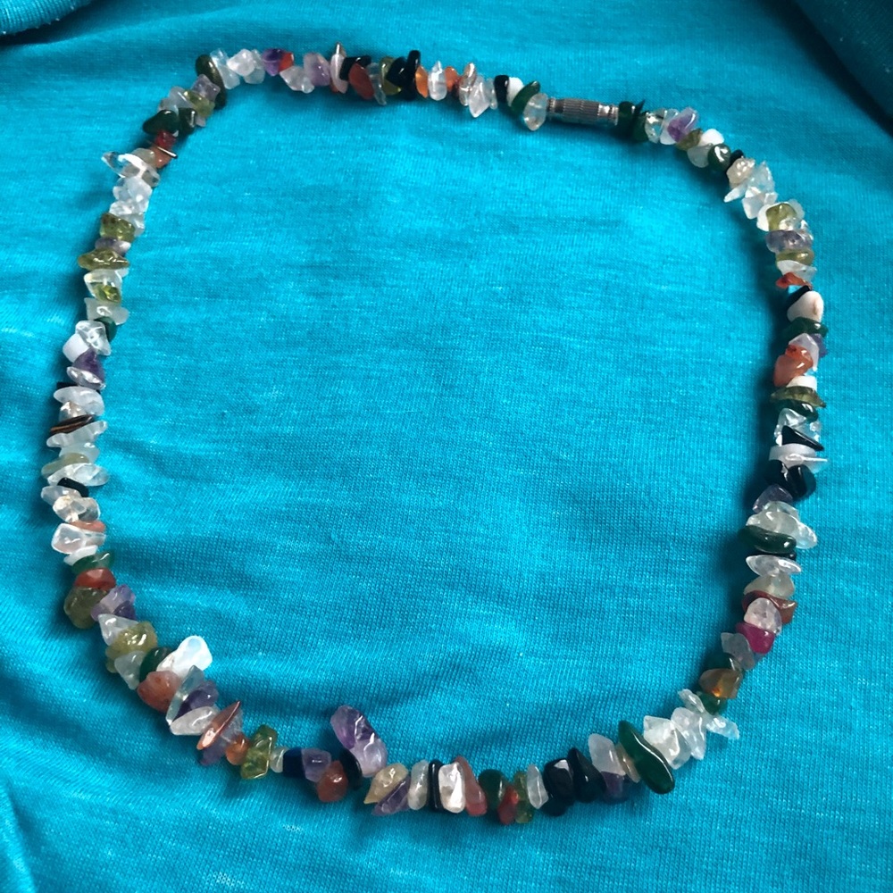 Multi gem necklace